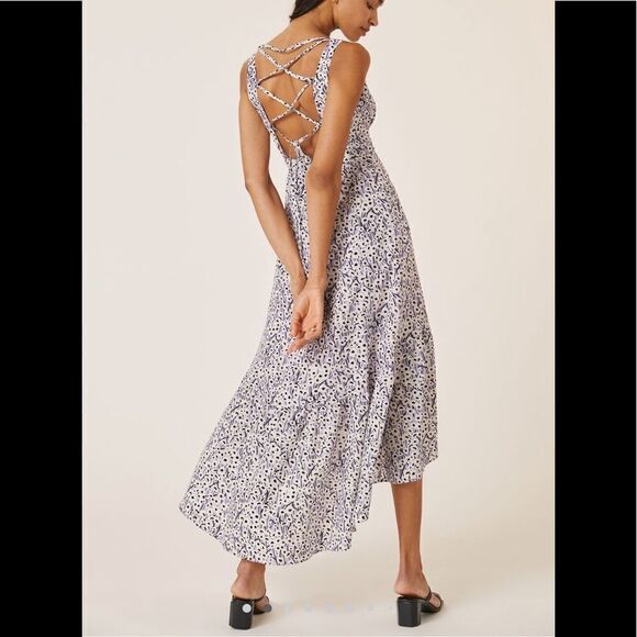 Hutch High-Low Wrap Midi Dress - Picture 2 of 11